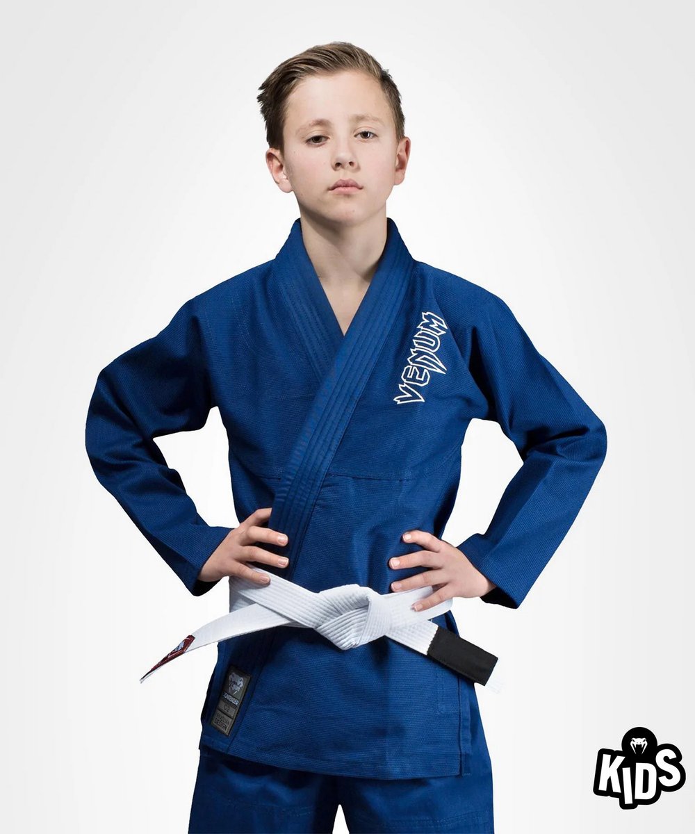 Venum Contender Serie - Kinderen Kimono/Gi - Blauw - Inclusief Witte Band