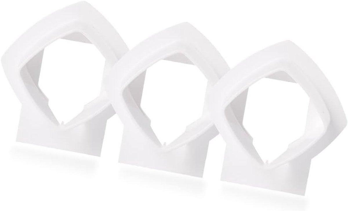 Wifi Muurbeugel - Router Houder - Signaal Verbetering - Eenvoudige Installatie - 3 Stuks - Wit