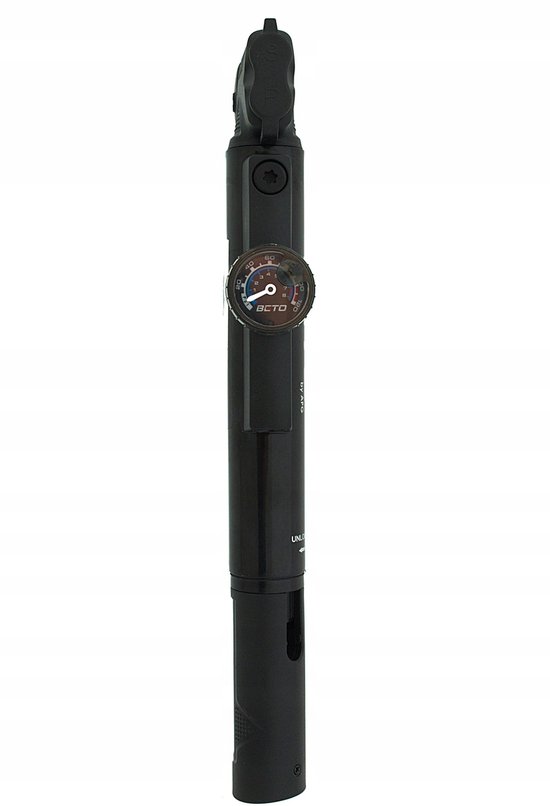 Beto CLD-038G Mini Fietspomp met Manometer - Universele Ventielen — afbeelding 4