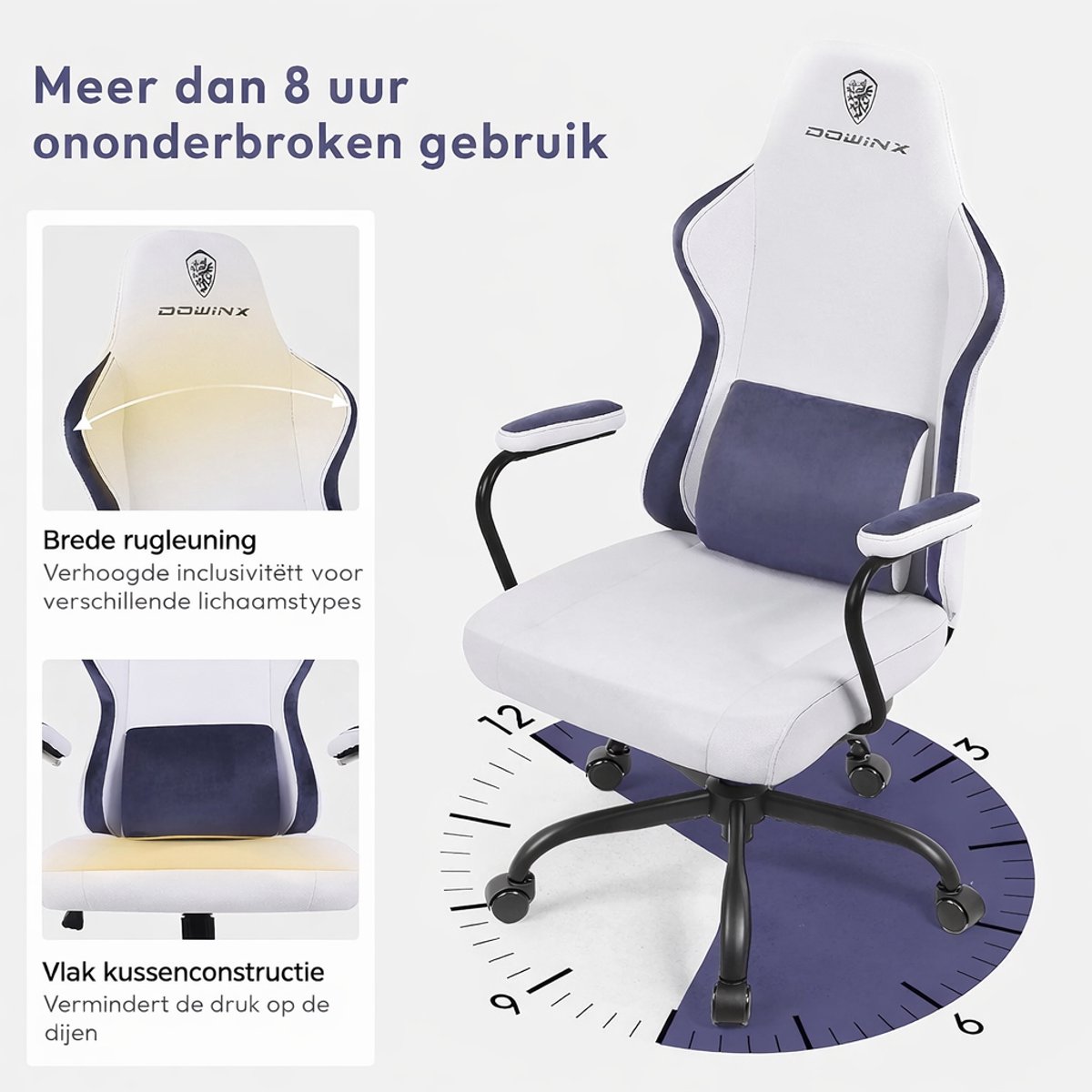 Apex CE Specialists Gamingstoel Ergonomisch met Lendensteun - afbeelding 3