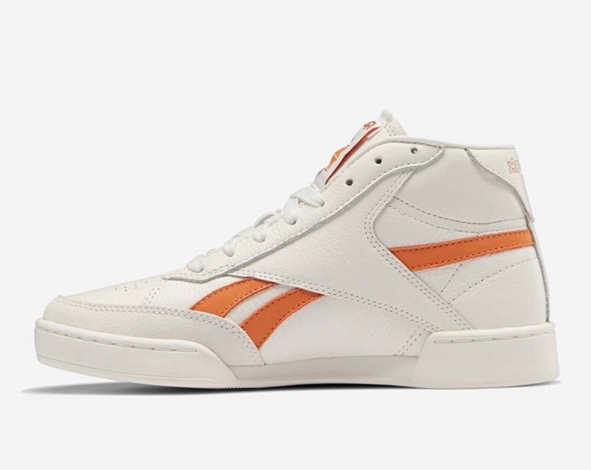Reebok Club C Sportieve Schoenen Hoog Leren Oranje