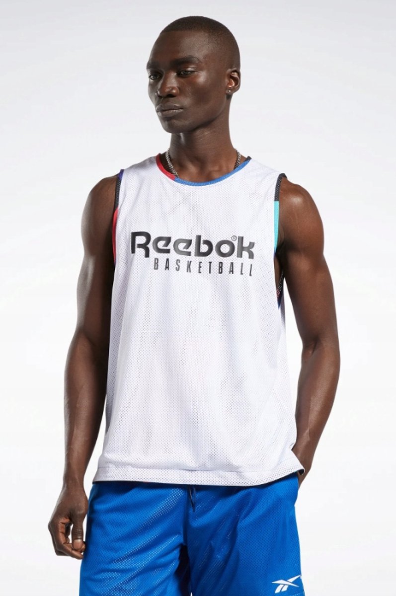 Reebok Serie T-shirt XL Logo Omkeerbaar Wielokleurig