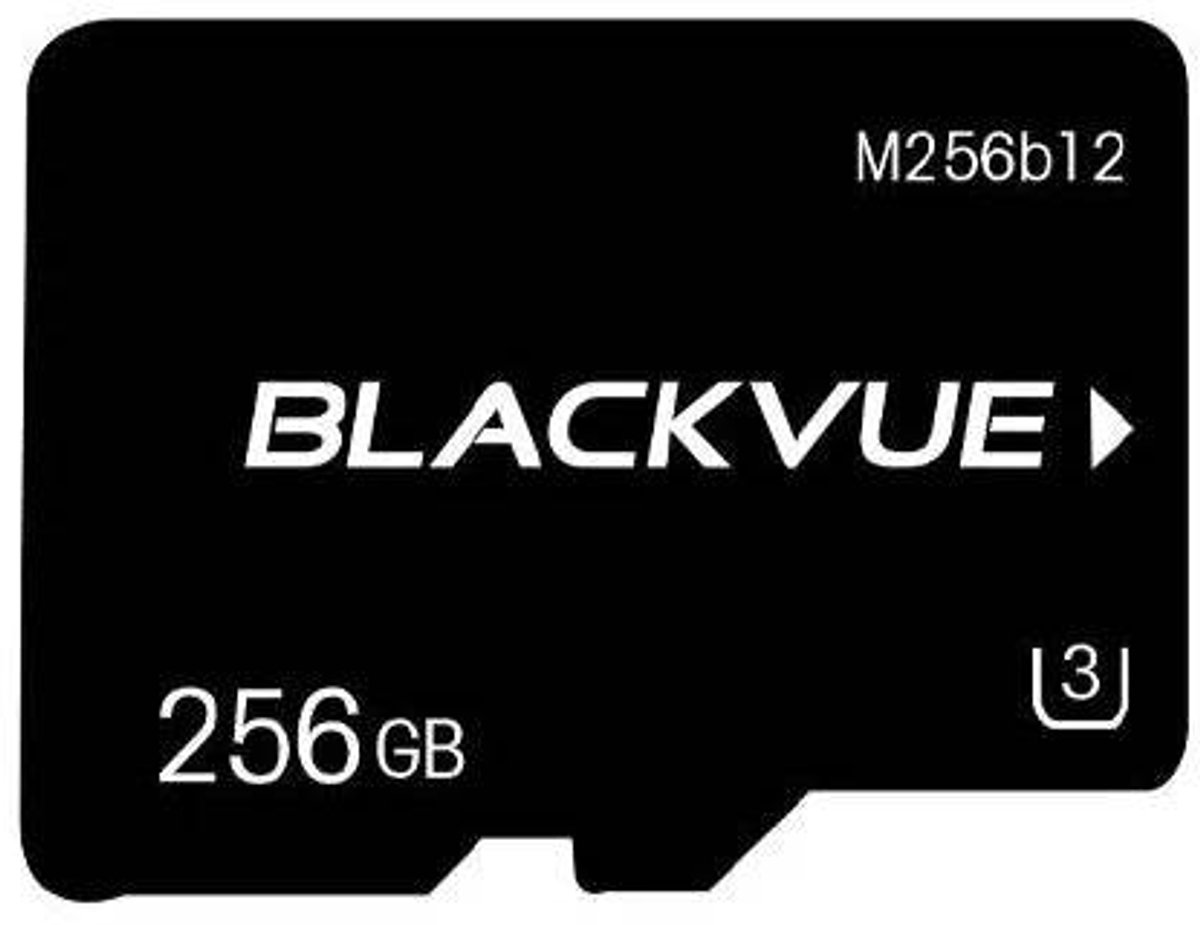 BlackVue MSD- MicroSD Kaart 256GB Dashcam K UHD Video Recorder Zwart