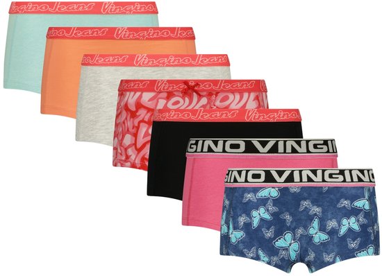 Vingino G261 multi 7pack Meisjes Onderbroek - Desert Flower