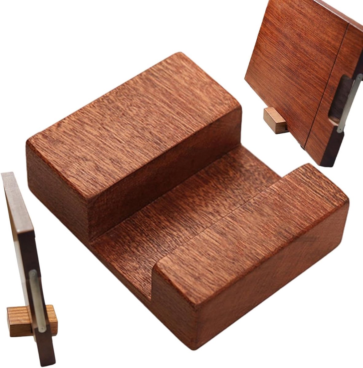 Snijplank Organizer - Keuken Houder - Keuken Opbergen - Massief Hout - 10 x 7.5 cm