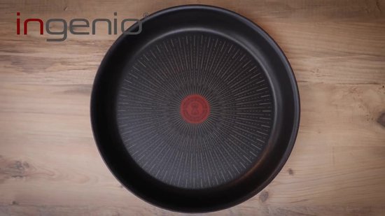 Set De 12 Piese Tefal Ingenio Easy Cook & Clean, Invelis Antiaderent Titanium Indicator Temperatura Thermo Signal Maner Detasabil Rosu 3168430339095