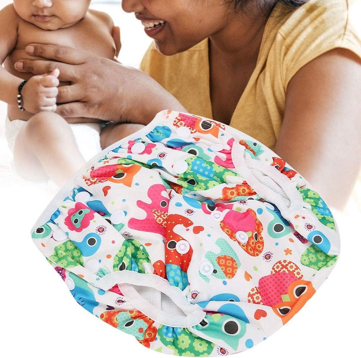 Herbruikbare Babyzwemluiers - Zwemluier Baby - Veilig Zwemmen - Waterdicht en Lekvrij - XL - Meerdere Opties