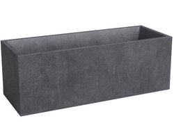 Artevasi sydney kunststof plantenbak 99.5x39.5x43cm antraciet