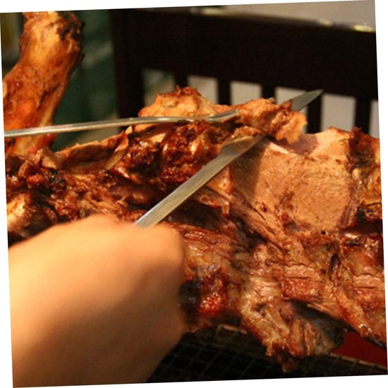 Barbecue Gereedschap Set - Vork En Snijder - Buiten Koken - Roestvrij ...