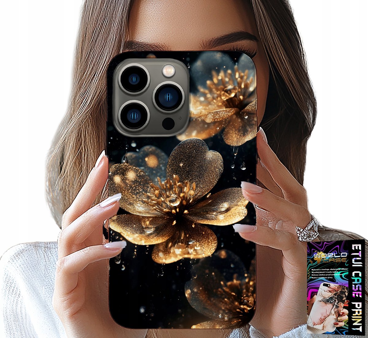 iPhone 14 Pro Max hoesje - Prachtige bloemenpatronen, achterkant, hoesje