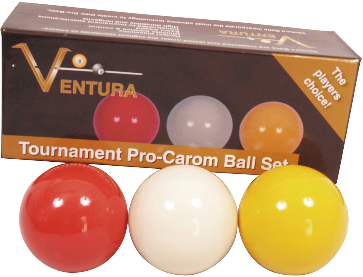 Ventura biljart ballen set 61.5mm Tournament