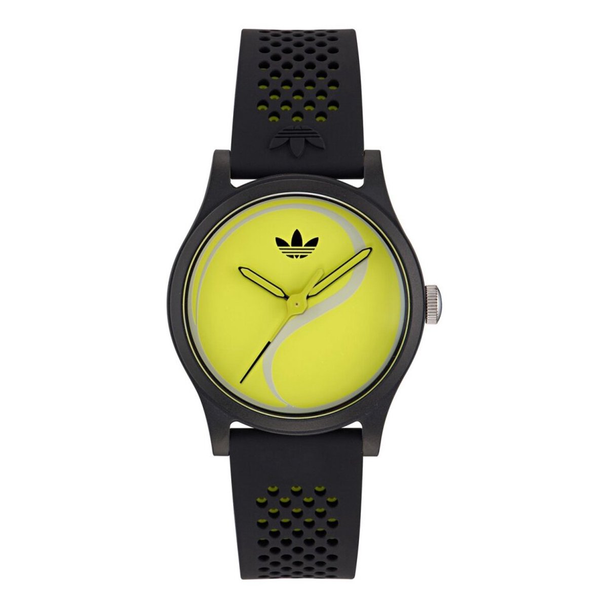 Adidas Originals Game Two AOSY25517 Horloge - Siliconen - Zwart - Ø 38 mm