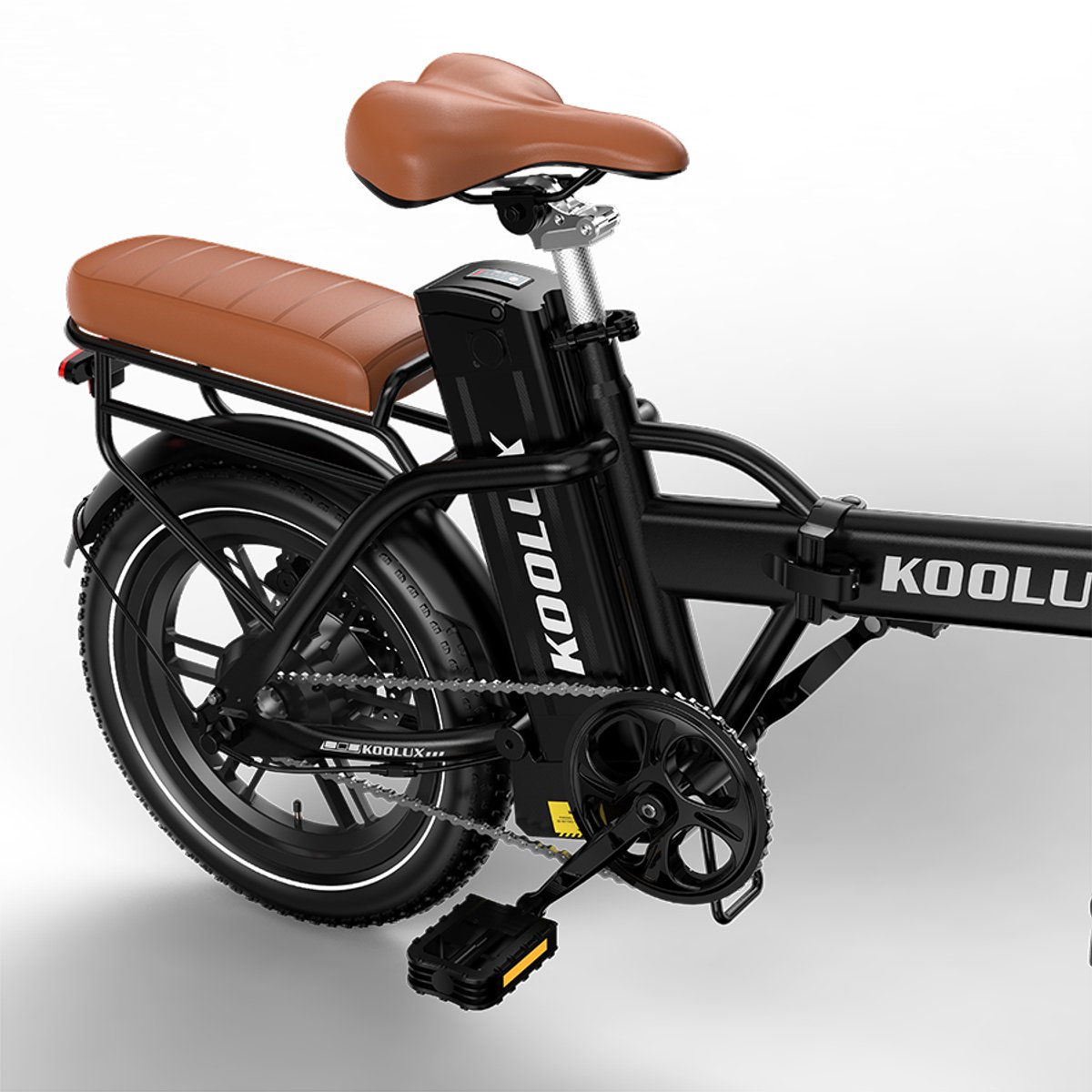KOOLUX - X10 Elektrische Vouwfiets - 16 x 3.0 Inch Dikke Banden - Maximaal bereik 55km thumbnail 6