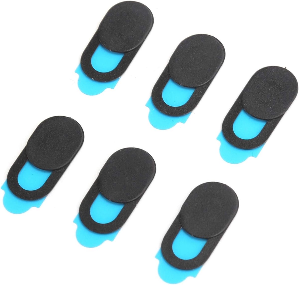Webcam Covers - Privacy Stickers - Apparaat Bescherming - Ultradun Ontwerp - 6 Stuks