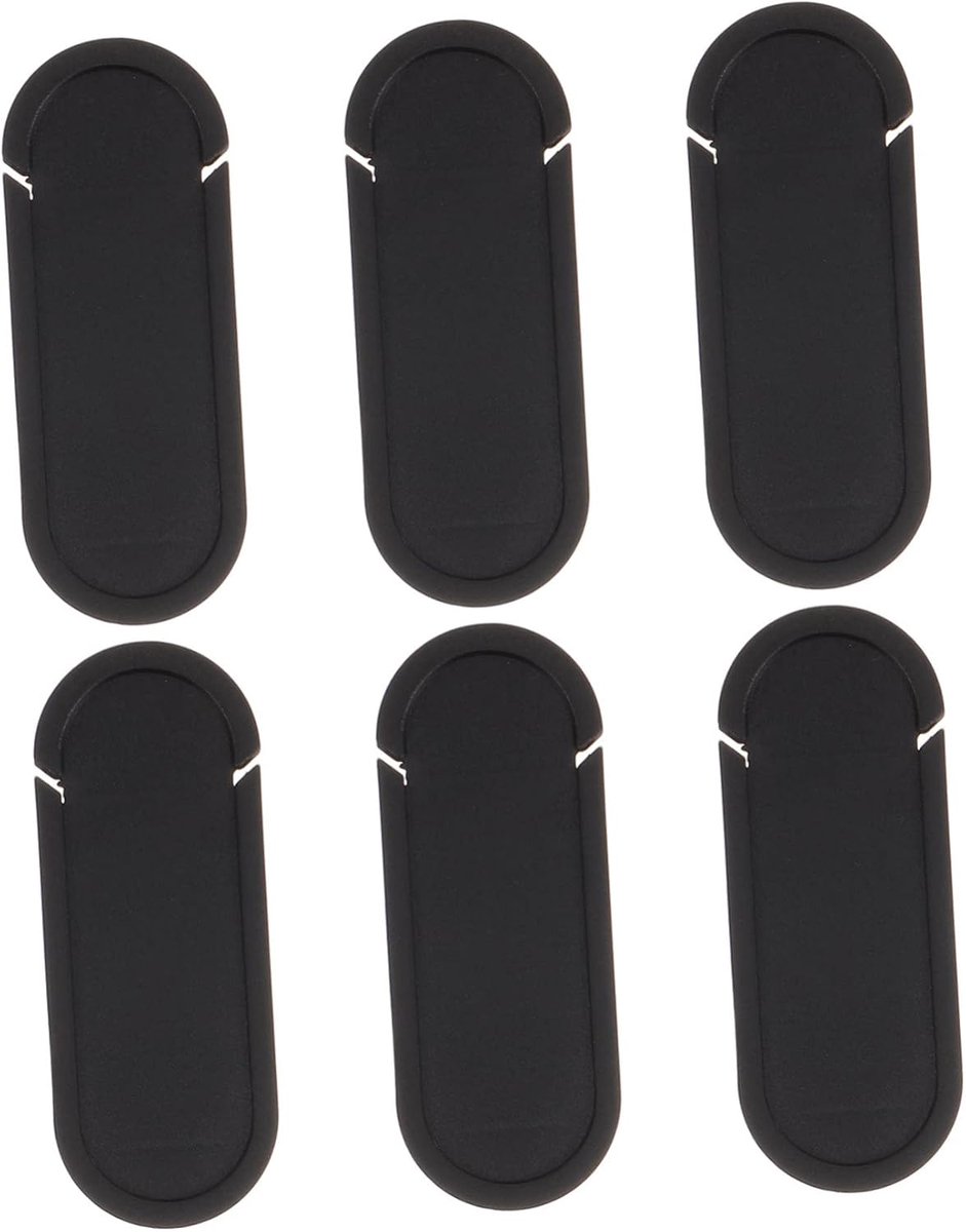Webcam Covers - Privacy Scherm - Digitale Veiligheid - Ultra Dun Ontwerp - 4.1 x 1.7 cm - Zwart