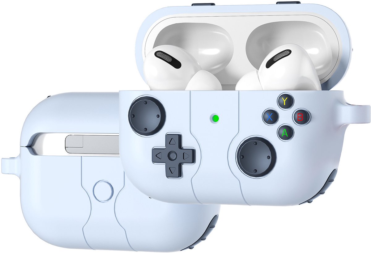 Coverzs Siliconen 'Gamer' hoesje geschikt voor AirPods 3 - Beschermhoesje - Stijlvolle bescherming
