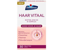 Davitamon Davitamon Haar Vitaal - Multivitaminen Goed voor je haar - Met Biotine en Zink - 30 tabletten - 30 stuks