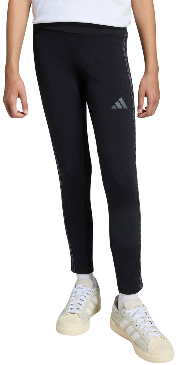 Adidas Essentials 3-Stripes Animal Legging Meisjes Zwart