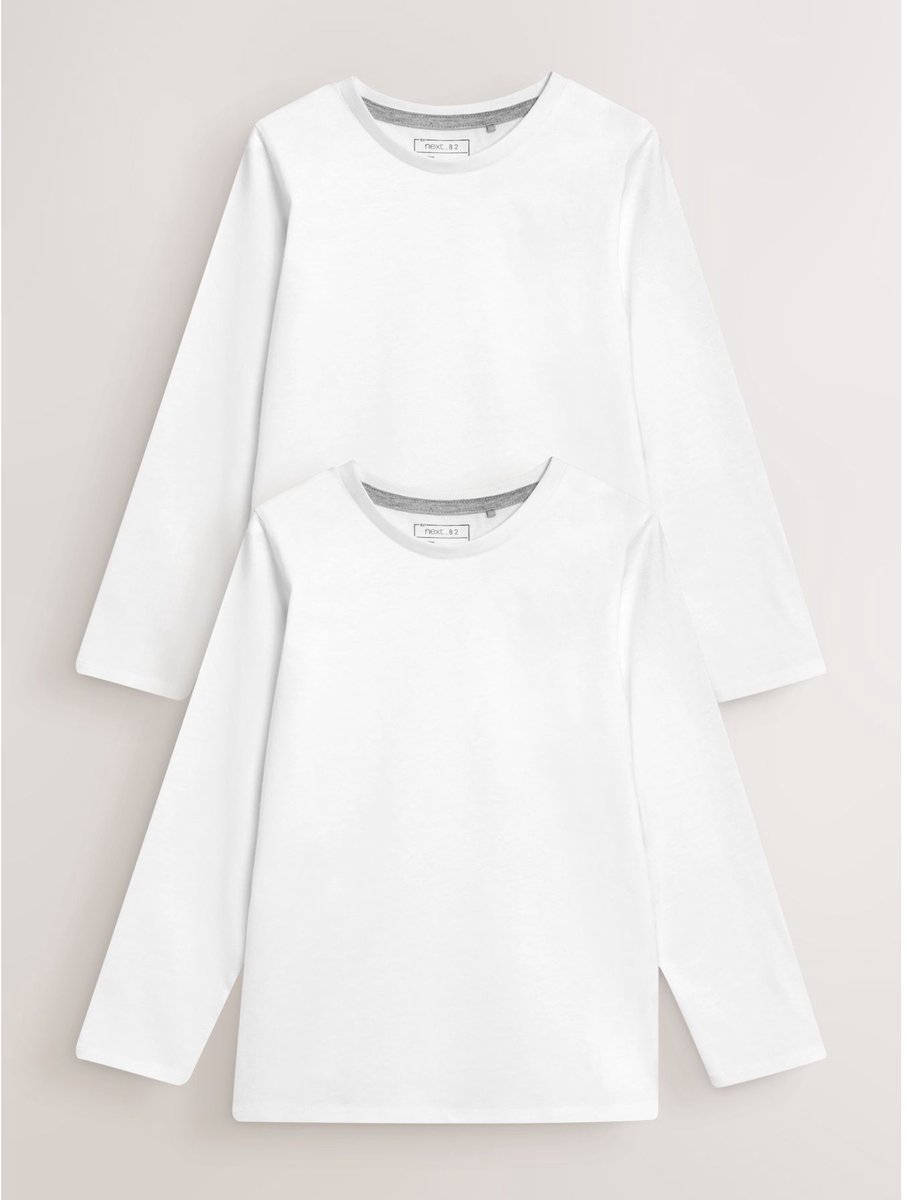Next - Jongens - T-shirts met lange mouwen - Wit