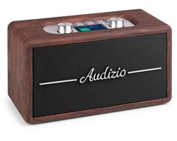 Retro radio - Audizio Tune60 - DAB radio met Bluetooth - Vintage look - DAB+ en FM - Houtlook