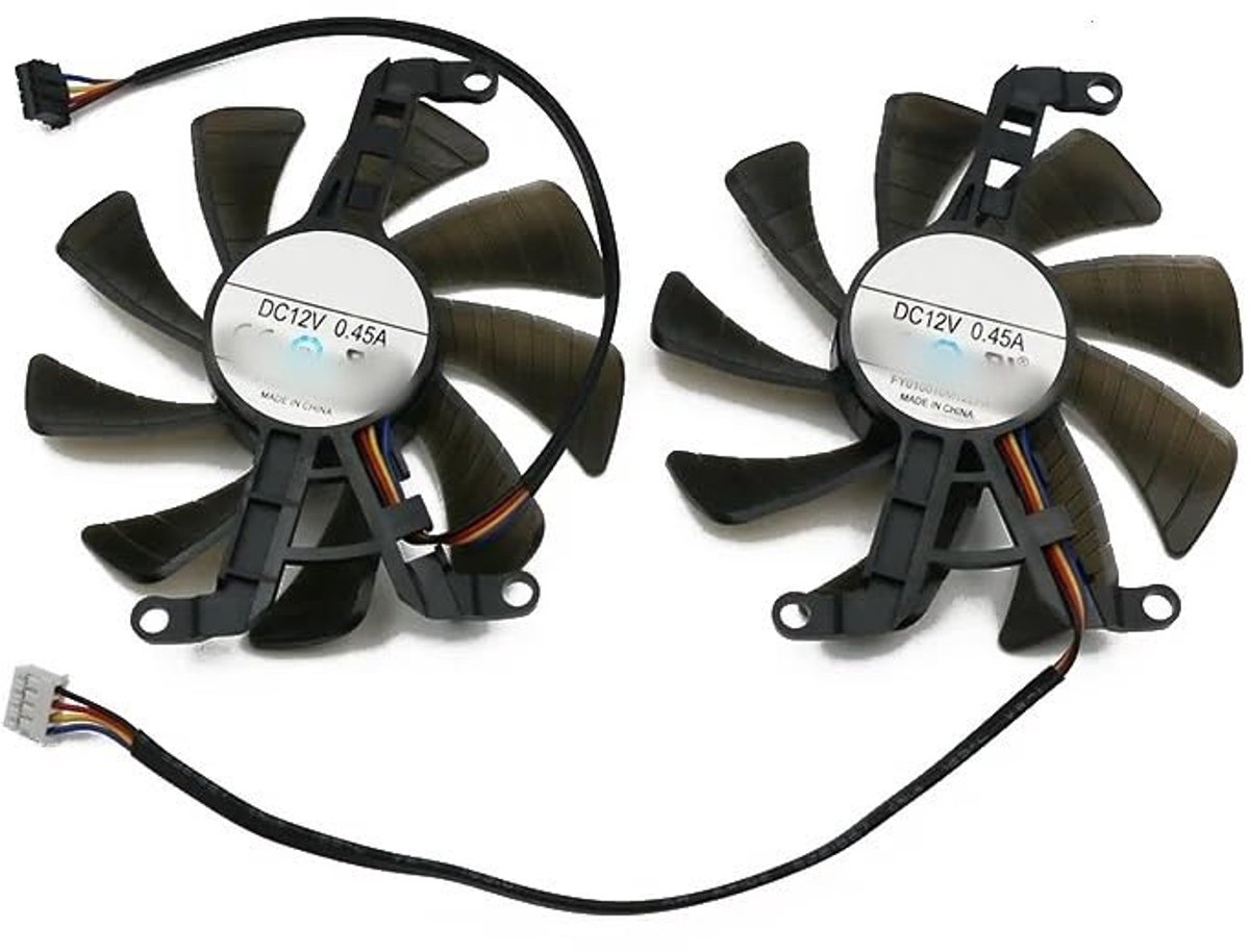 Grafische Koeler - Ventilator Vervanging - Videokaart Koeling - Dubbele Ventilatoren - 305 cm