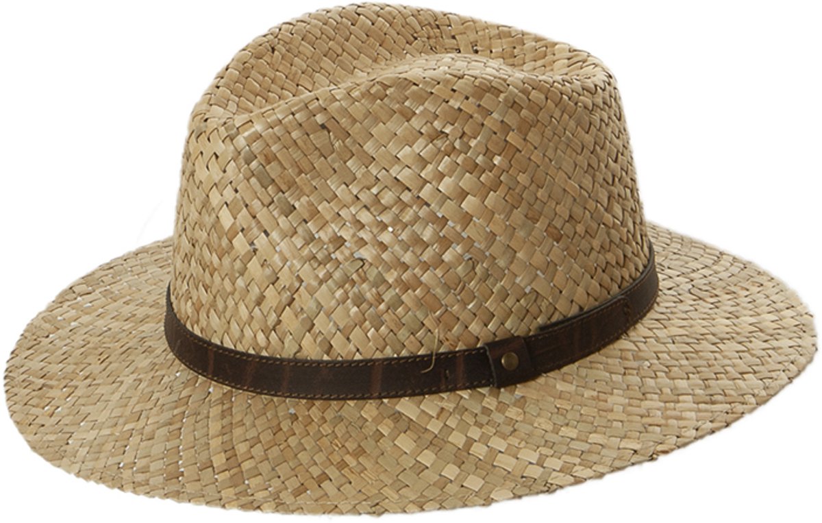 Stro hoed zomerhoed 100% Stro riet Faustmann maat XL
