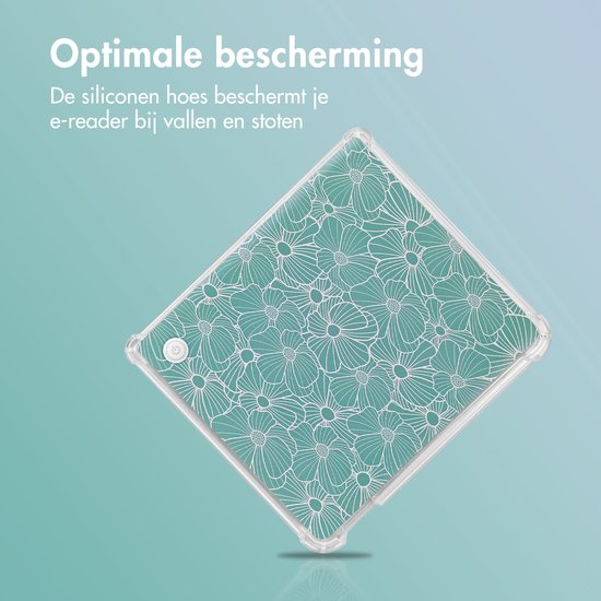 Ereader Hoes - Geschikt voor Kobo Libra Colour - Groen van Merkloos — afbeelding 3