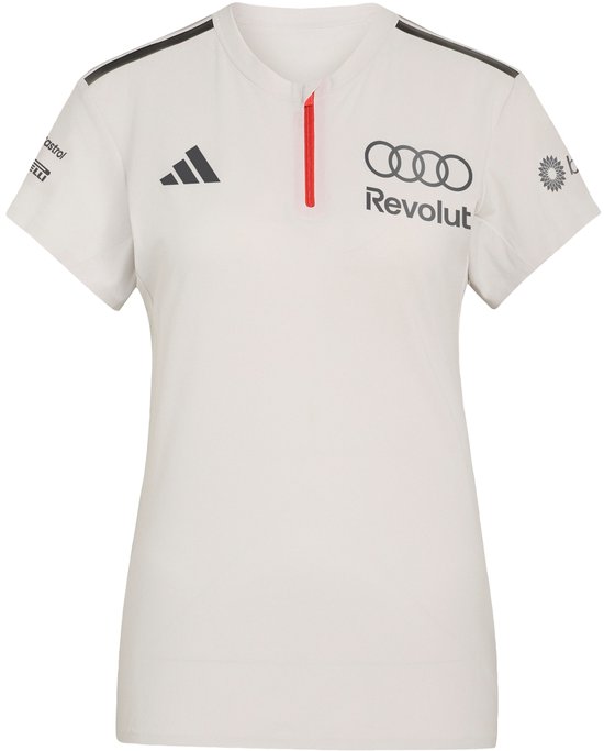 Adidas Performance Audi Revolut F1 Team Engineers & Marketing Polo Met Korte Mouwen - Dames - Wit van Merkloos — afbeelding 2