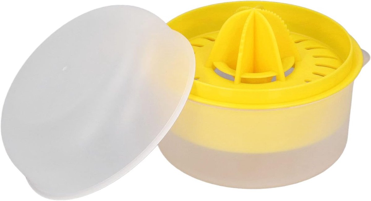 Citruspers Sapmaker - Fruitpers Eischeider - Snel Sap Maken - Dubbele Functie Ontwerp - 13 x 13 x 11 cm