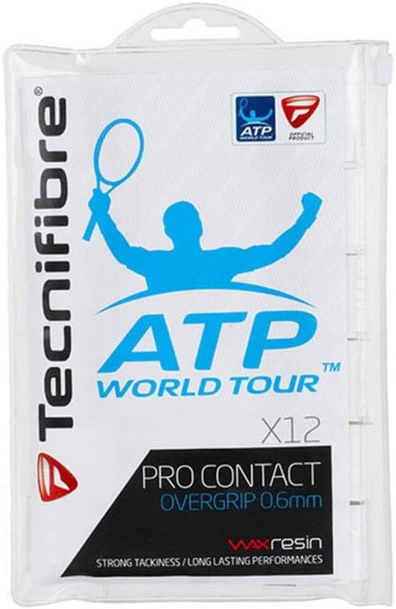 Racketgrepen Set - Tennis Accessoires - Verbeter Grip - Kleverige Textuur - 12 Stuks - Wit