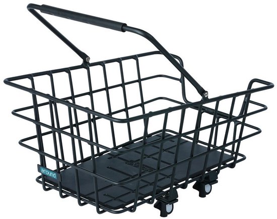 Foto: Around college fietsmand incl around removable system zwart