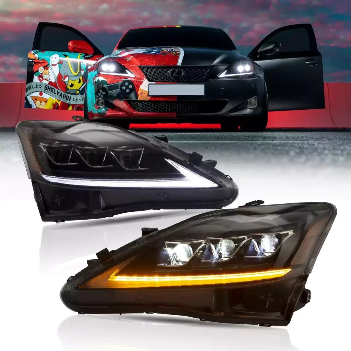 koplampen Lexus IS Full LED