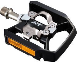 Shimano Deore XT PD-T8000 - Pedalen - Combi: Platform / SPD kliksysteem - Zwart