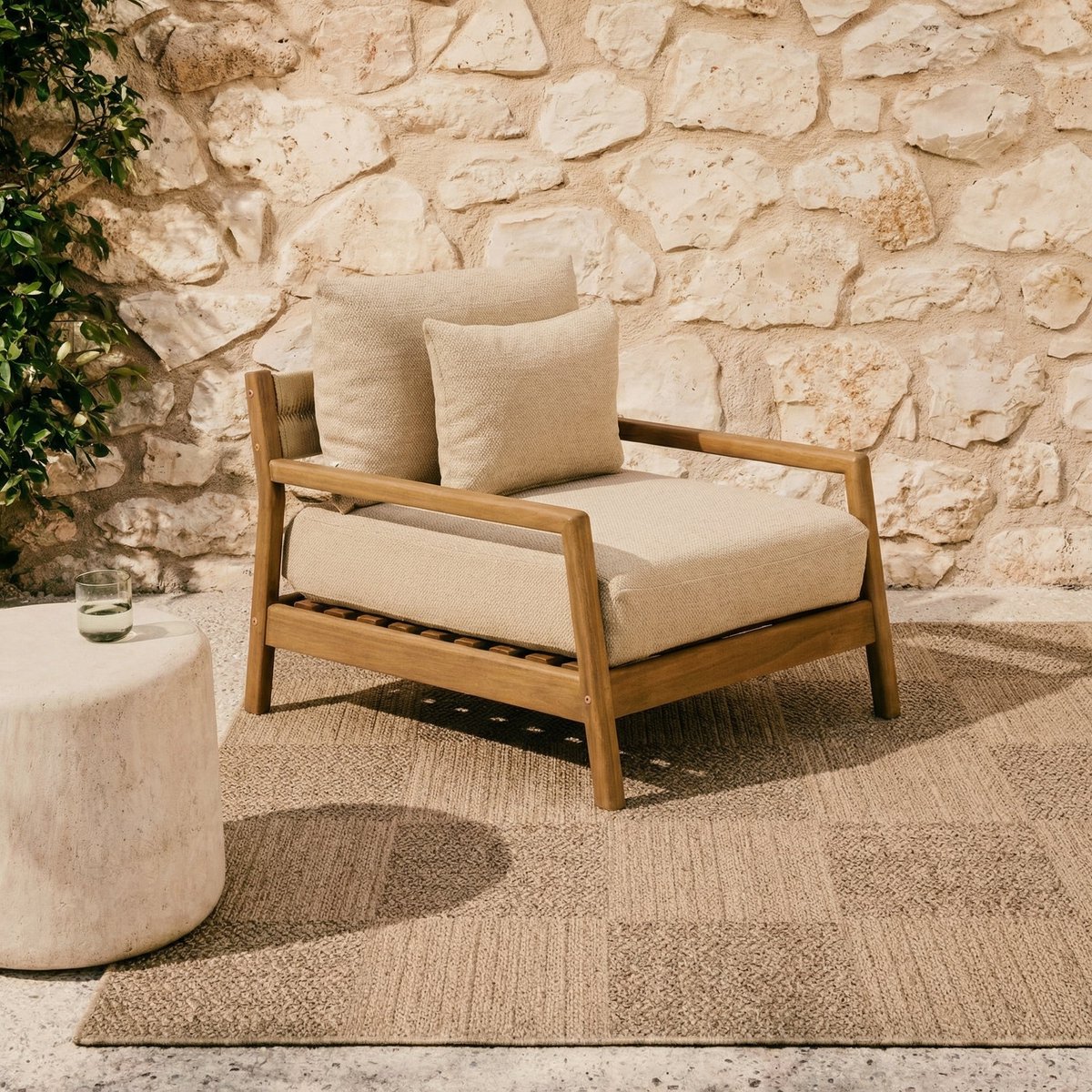 Jute buitenkleed Sevilla 240x340cm Mrcarpet