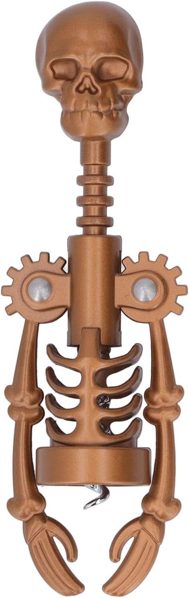 Wijnflesopener - Kurkentrekker - Feestelijk Gebruik - Duurzaam Metaal - 17.5 x 5.5 cm