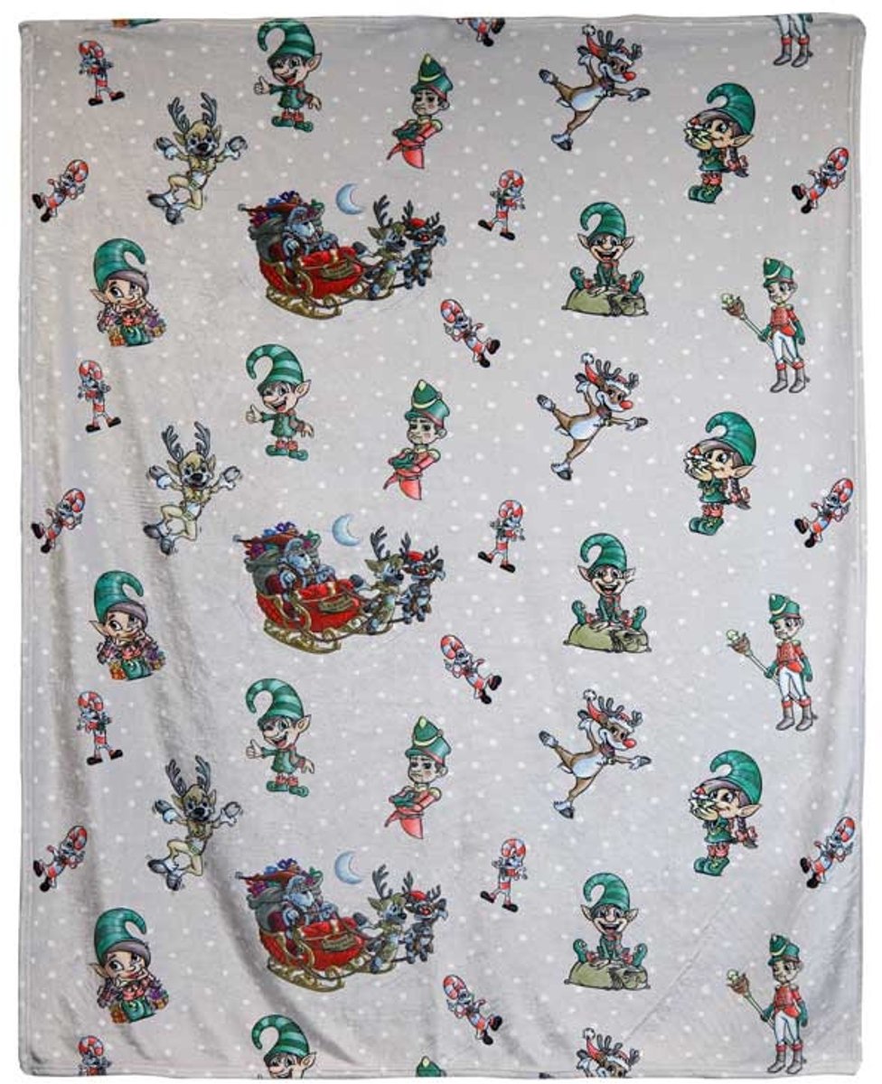 Unique Living Plaid Natale 150x200cm Dessin 1 Multicolor