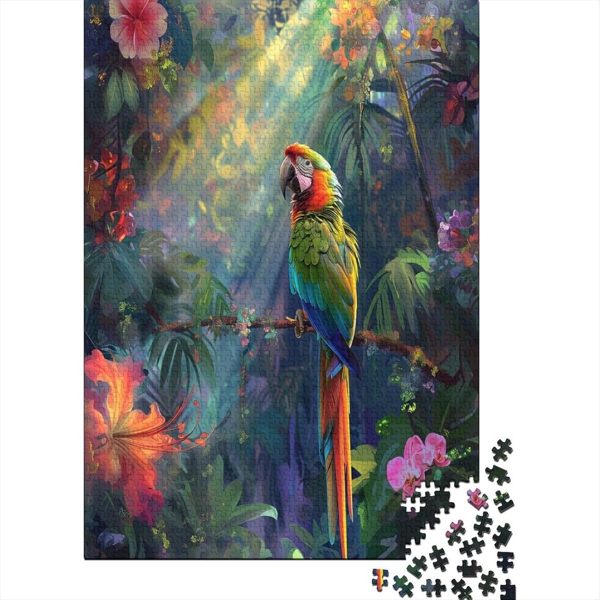 Puzzelspel 1000 stukjes - Kunstpuzzel Legpuzzel - Ontspanning Thuis - Uniek Kunstwerk Design - 75x50 cm - Stijl 16