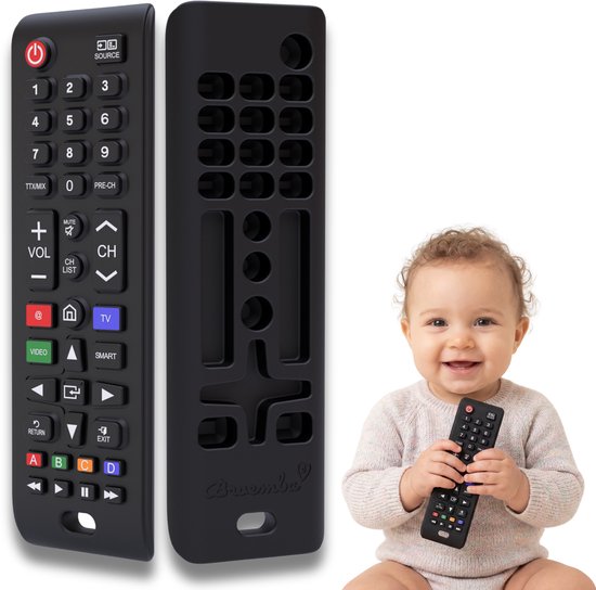 Broemba baby afstandsbediening – 100% siliconen – educatief speelgoed