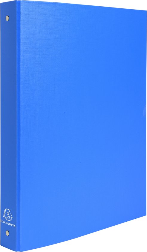 Exacompta 20x Classeur rembordé polypropylène 4 anneaux 30mm - A4 - Bleu clair - 51471E