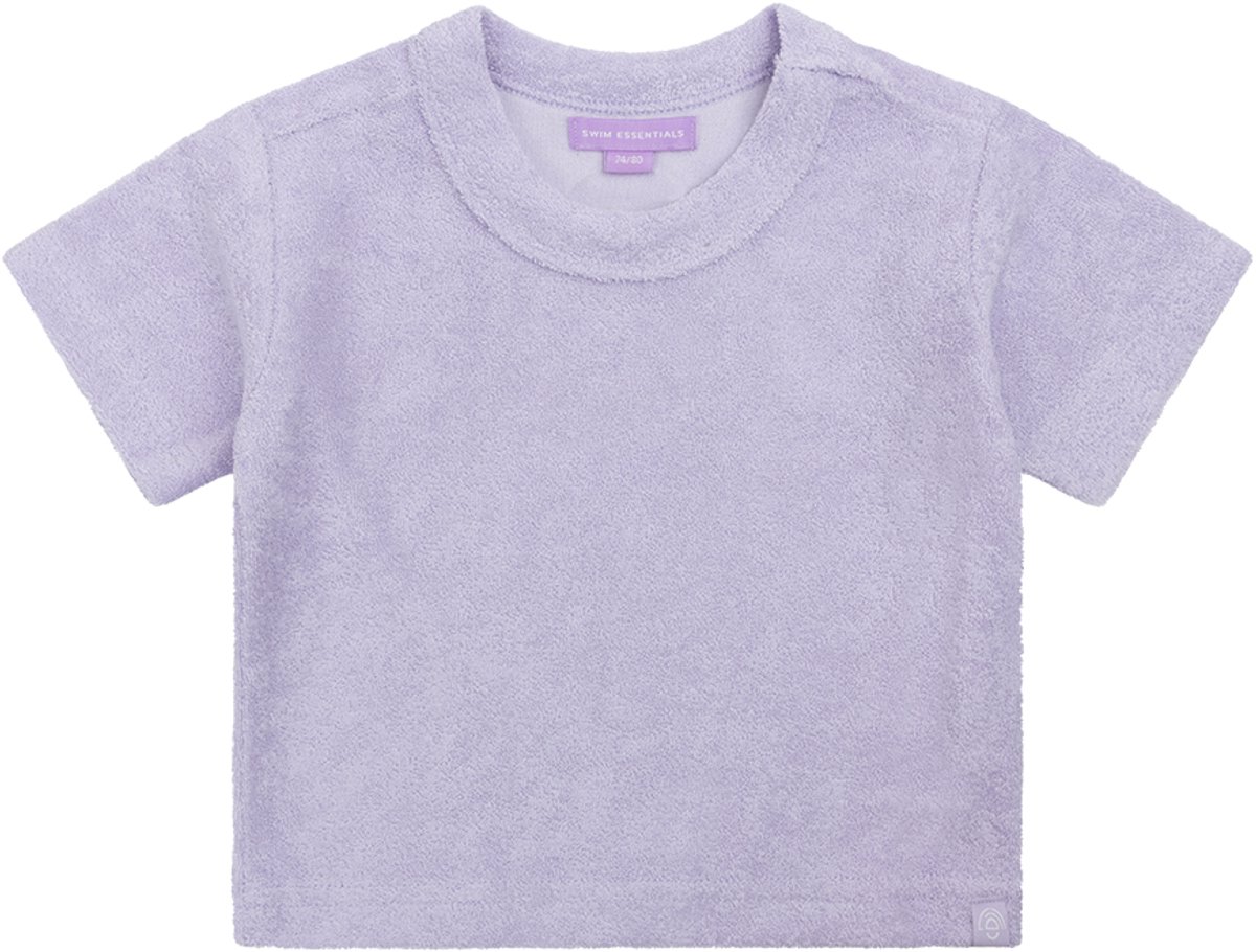 Swim Essentials strandshirt 1-6 Jaar- Effen muslin/terry Paars