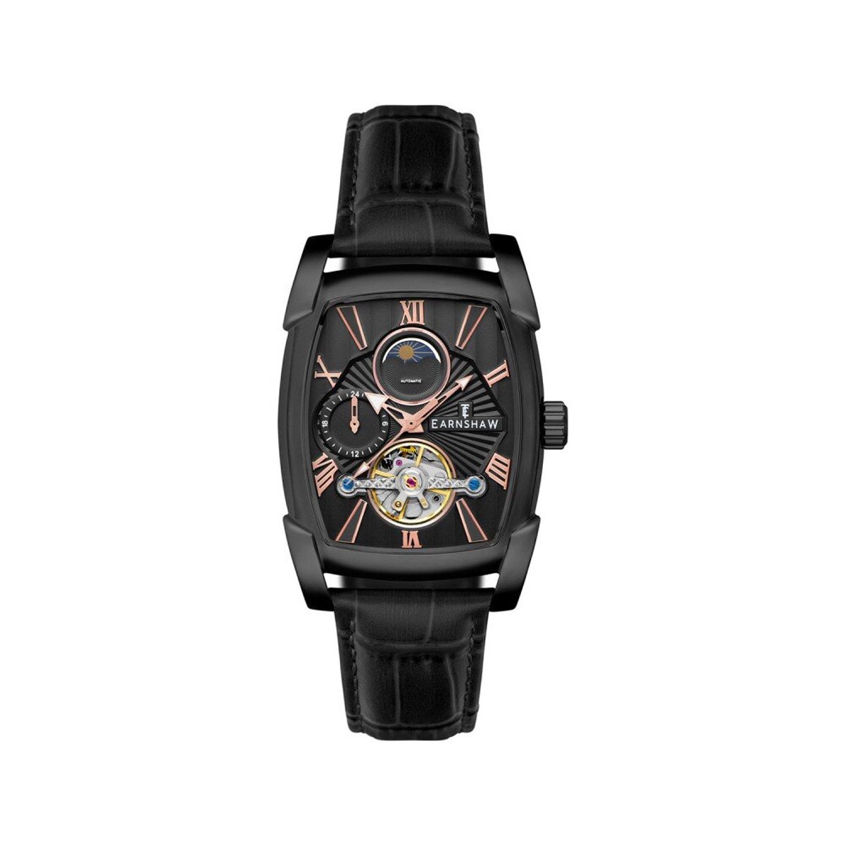 Earnshaw - ES-8296-06 - Polshorloge - Heren - Automatisch - Heritage Kensington