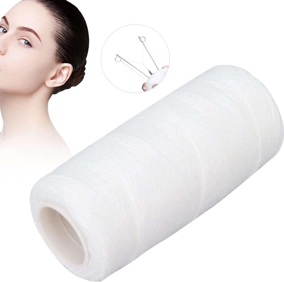 Elektrische Gezichtsepilator - Draad Epilator - Gezichtshaar Verwijderen - Maakt Make-up Makkelijker - 6 x 3 x 3 cm thumbnail 2