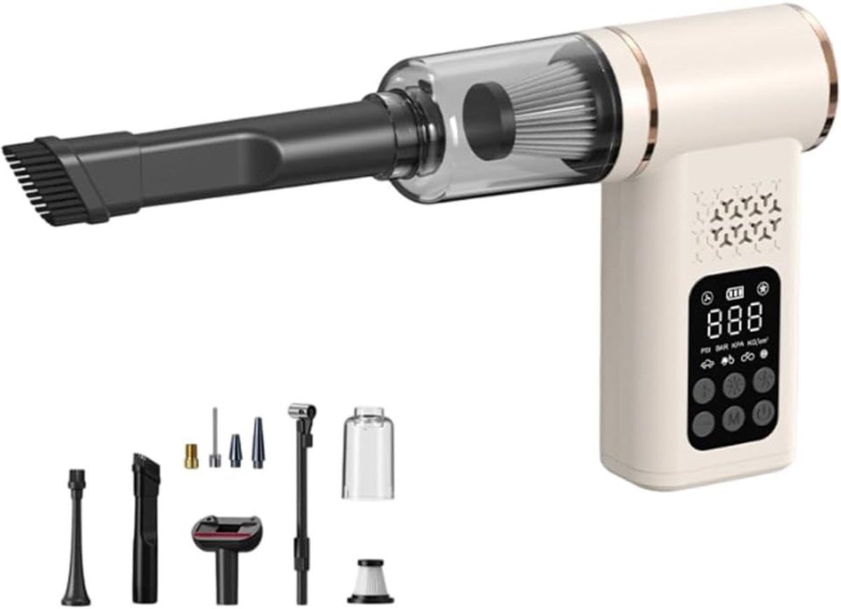 Bernaroq Draadloze Stofzuiger Kruimeldief voor Auto en Huis - Bernaroq - €51,99