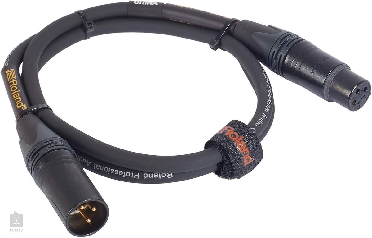 Microfoonsnoer - XLR Kabel - Muziek Opnemen - Robuuste Connectoren - 1 Meter - Zwart