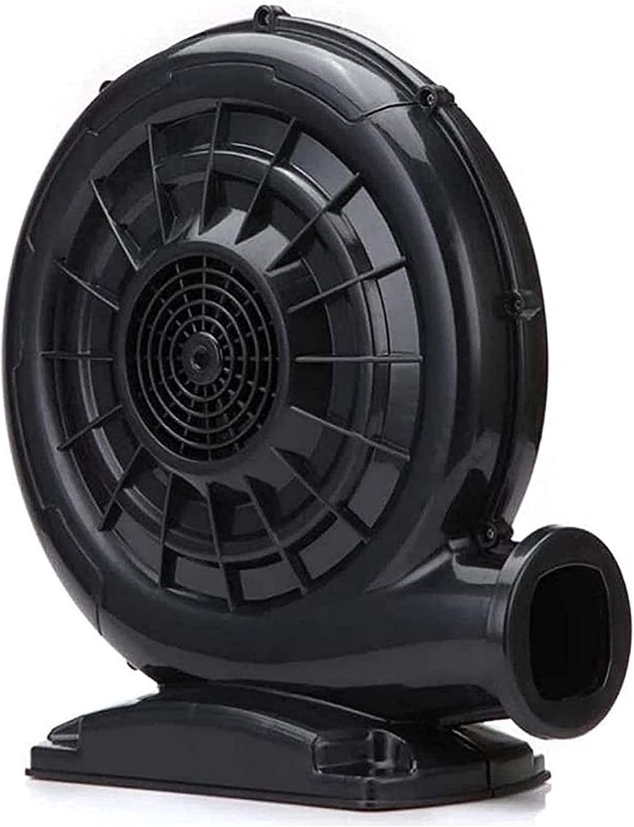 Luchtblazer Pomp - Elektrische Ventilator - Springkussen Opblazen - Robuust Technisch Kunststof - Tot 610W - Zwart