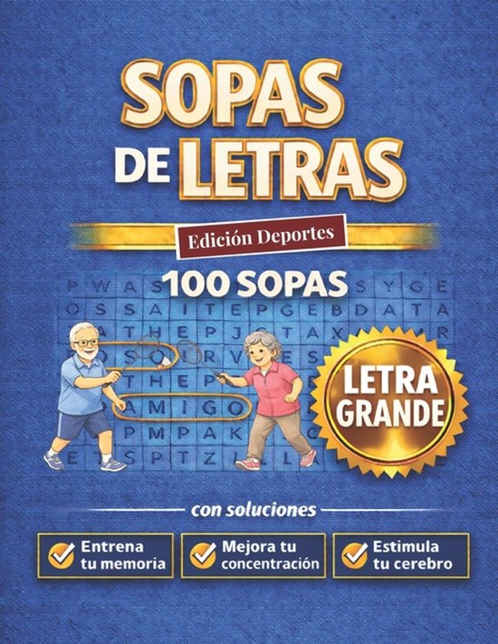 Sopas de Letras Temáticas- Sopas de Letras. Edición Deport ... - cover