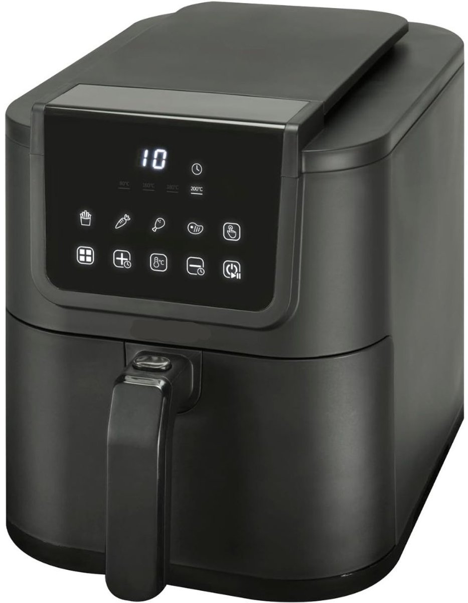 SAVI® Airfryer xl - Airfryer xxl - Heteluchtfriteuse - Zwart- 29cm x 23cm x 40cm
