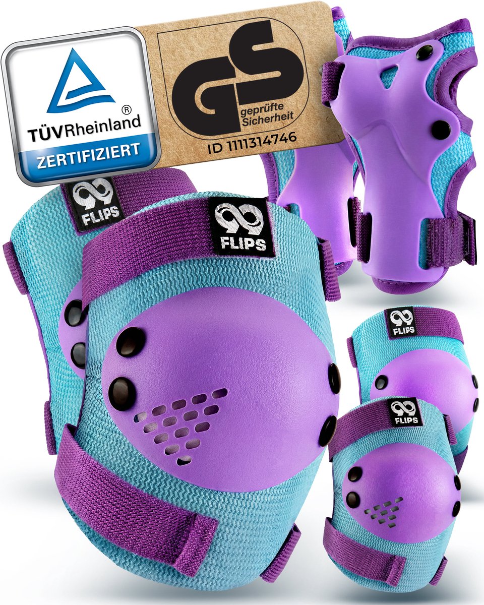 Skate Kniebeschermer Set - Bescherming Kinderen Knee en Elbow Bescherming - Skaten Protection Beschermset