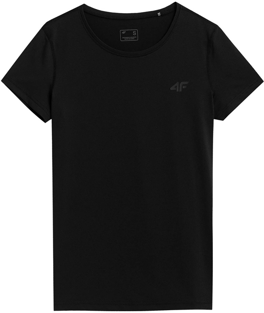 4F T-shirt Dames Functioneel Zwart - Maat M