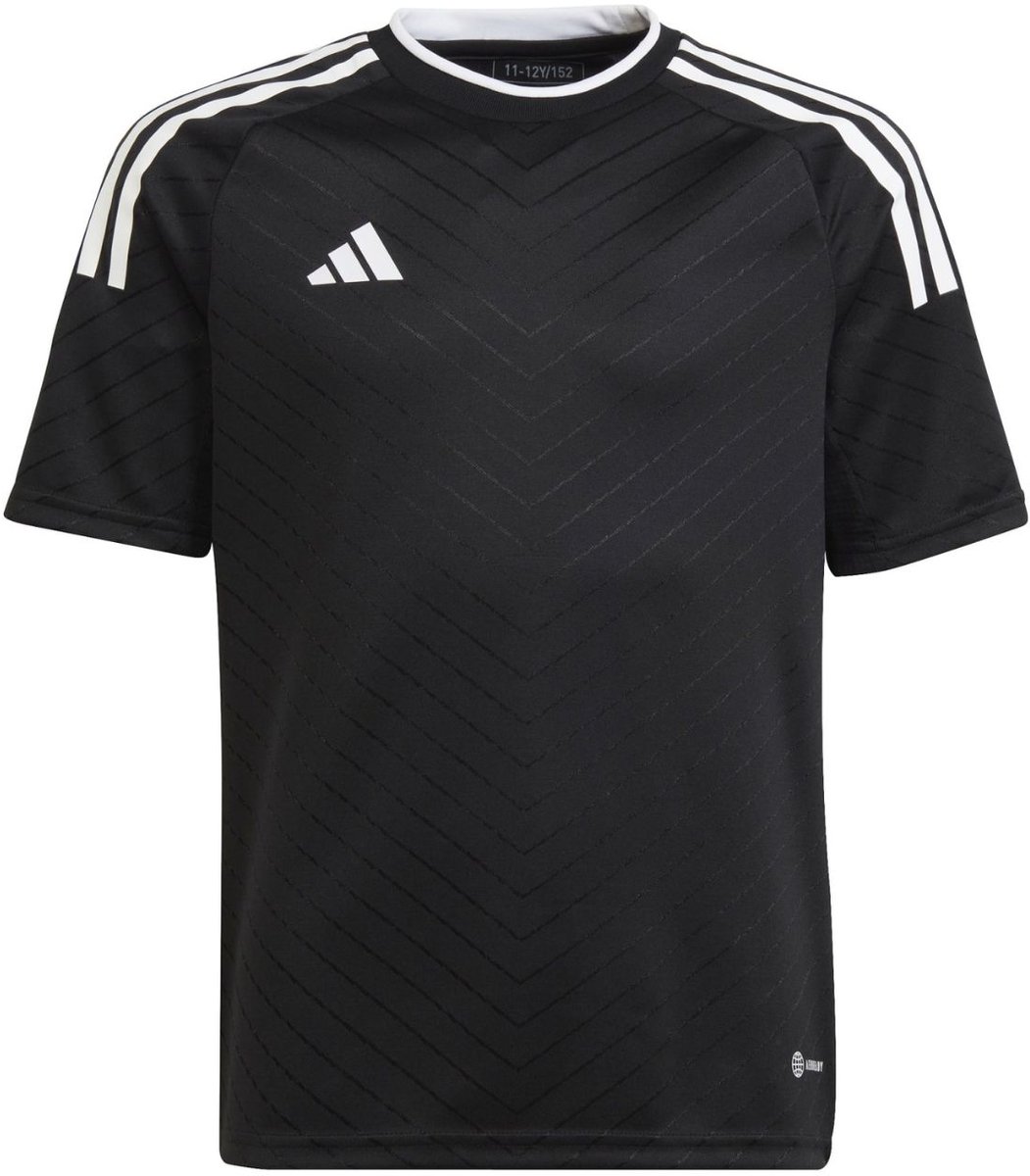 adidas T-shirt Kinderen Campeon 23 Jersey Zwart - Maat 128cm